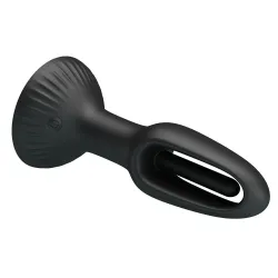 Plug Anale vibrante e lingua stimolante 14 cm