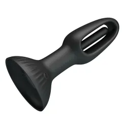 Plug Anale vibrante e lingua stimolante 14 cm