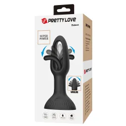 Plug Anale vibrante e lingua stimolante 14 cm