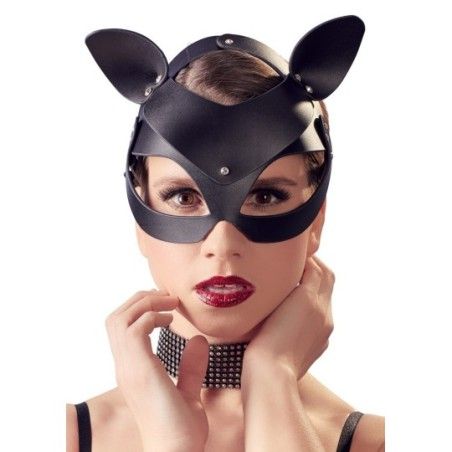 Maschera BDSM da testa con orecchie gatto