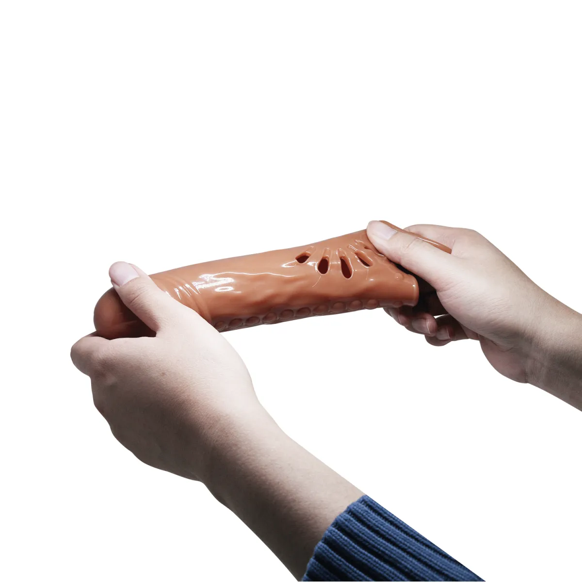 Guaina Prolunga Pene Vibrante 24 cm Rilievi