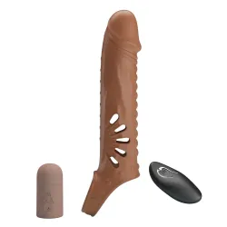 Guaina Prolunga Pene Vibrante 24 cm Rilievi