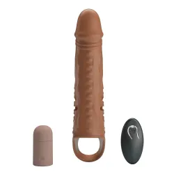 Guaina Prolunga Pene Vibrante 24 cm Rilievi
