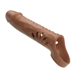 Guaina Prolunga Pene Vibrante 24 cm Rilievi