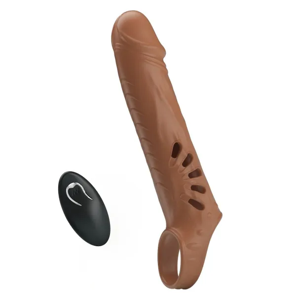 Guaina Prolunga Pene Vibrante 24 cm Rilievi