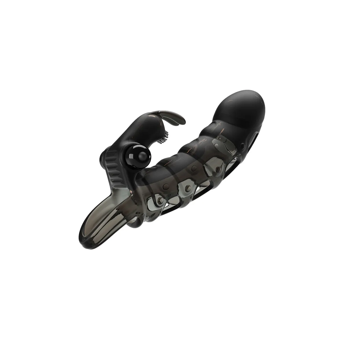 Guaina Pene vibrante con rabbit 19 cm