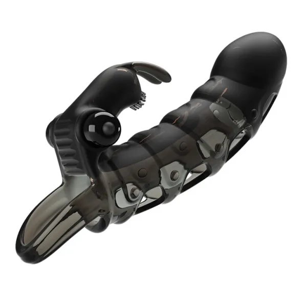 Guaina Pene vibrante con rabbit 19 cm