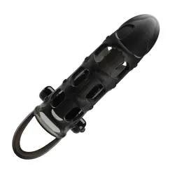 Guaina Pene vibrante con rabbit 19 cm