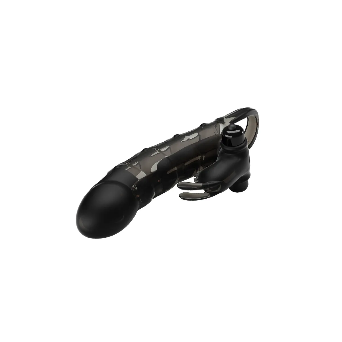 Guaina Pene vibrante con rabbit 19 cm