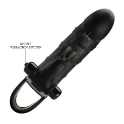 Guaina Pene vibrante con rabbit 19 cm