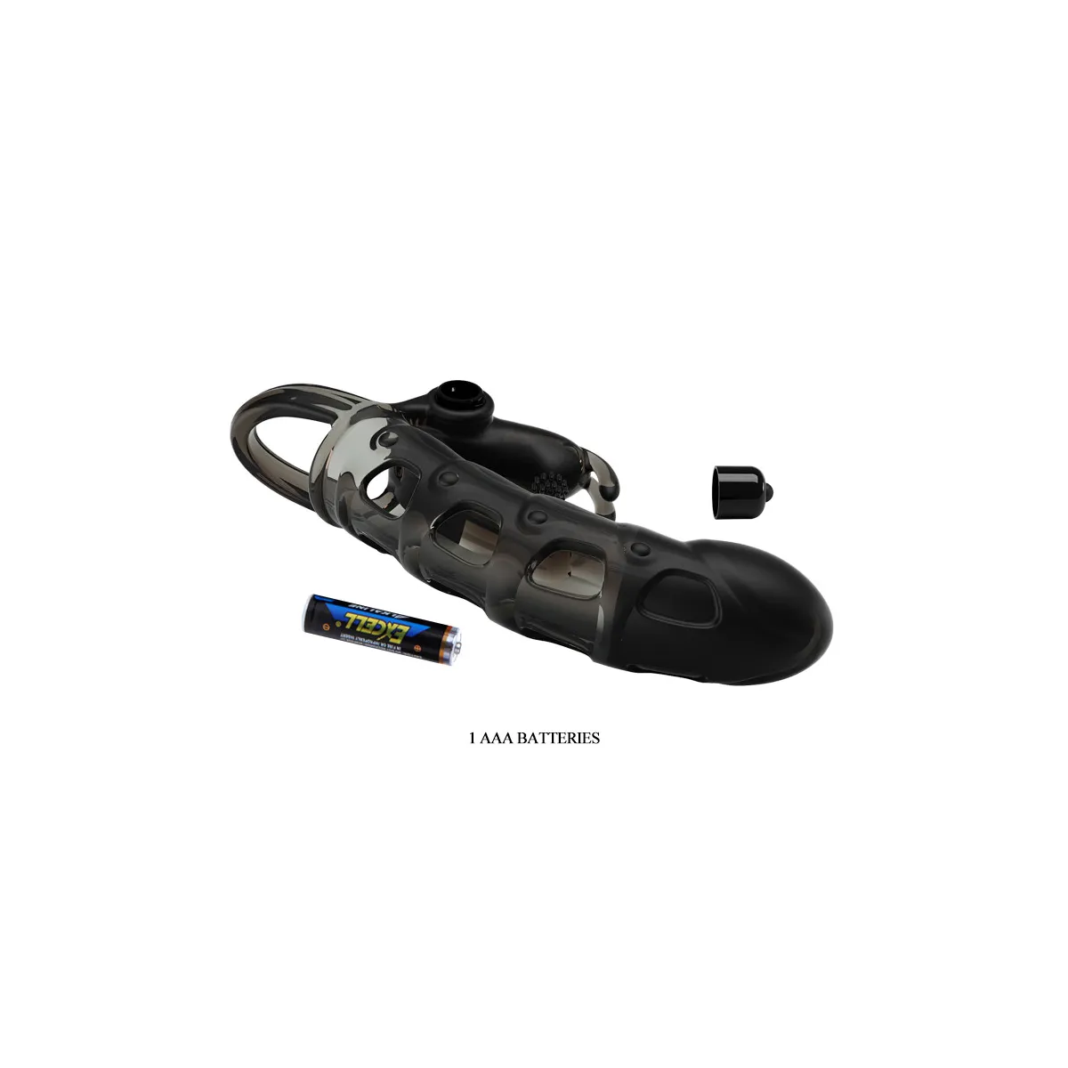 Guaina Pene vibrante con rabbit 19 cm