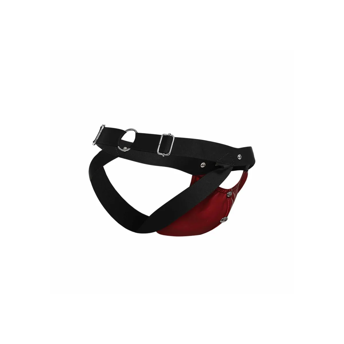 Jockstrap sexy con borchie Peekaboo di Dngeon