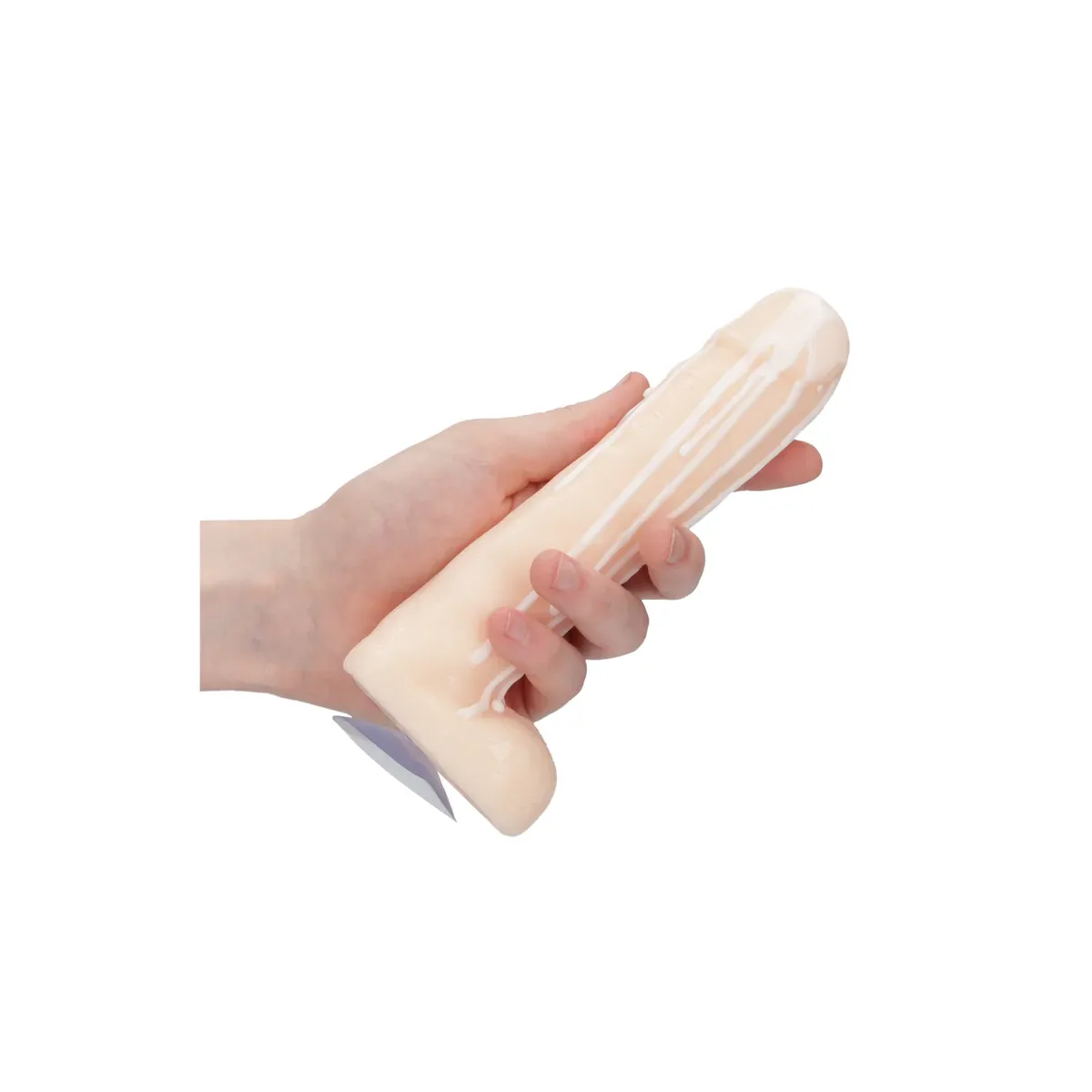 Sapone a forma di pene con Ventosa 18 cm