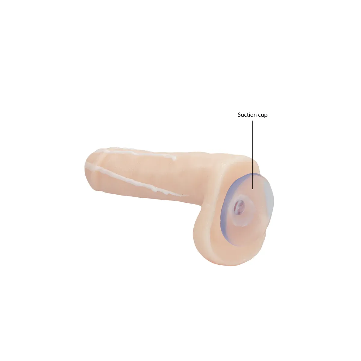 Sapone a forma di pene con Ventosa 18 cm