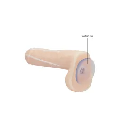 Sapone a forma di pene con Ventosa 18 cm