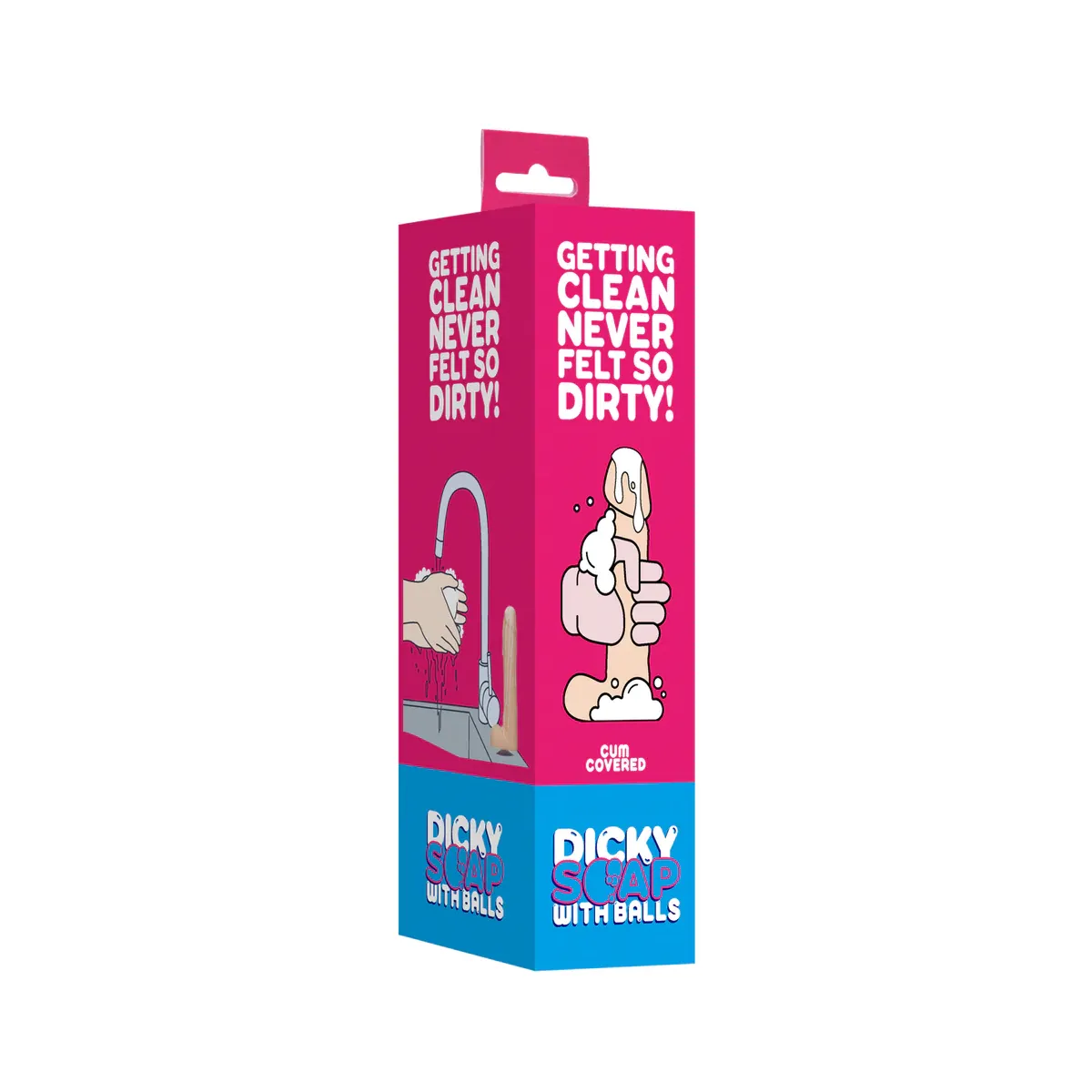 Sapone a forma di pene con Ventosa 18 cm