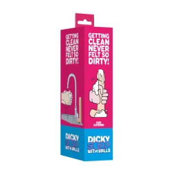 Sapone a forma di pene con Ventosa 18 cm