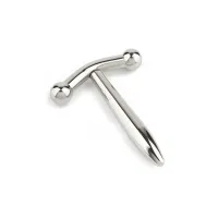 Penis Plug acciaio liscio corto 5 cm