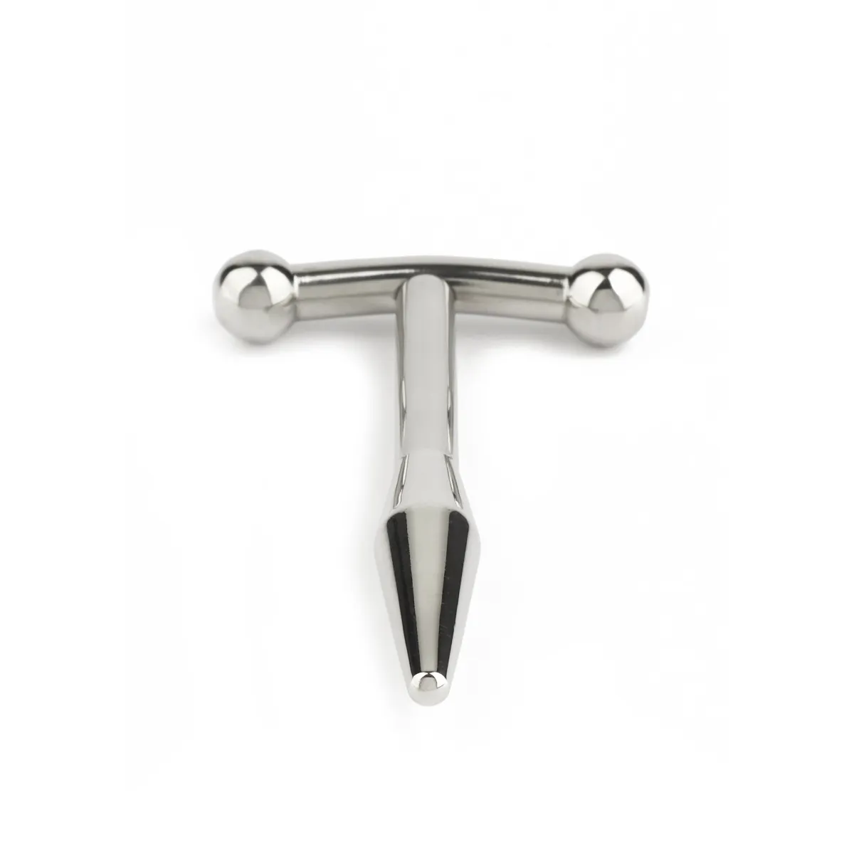 Penis Plug acciaio liscio punta conica 6,5 cm