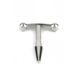 Penis Plug acciaio liscio punta conica 6,5 cm