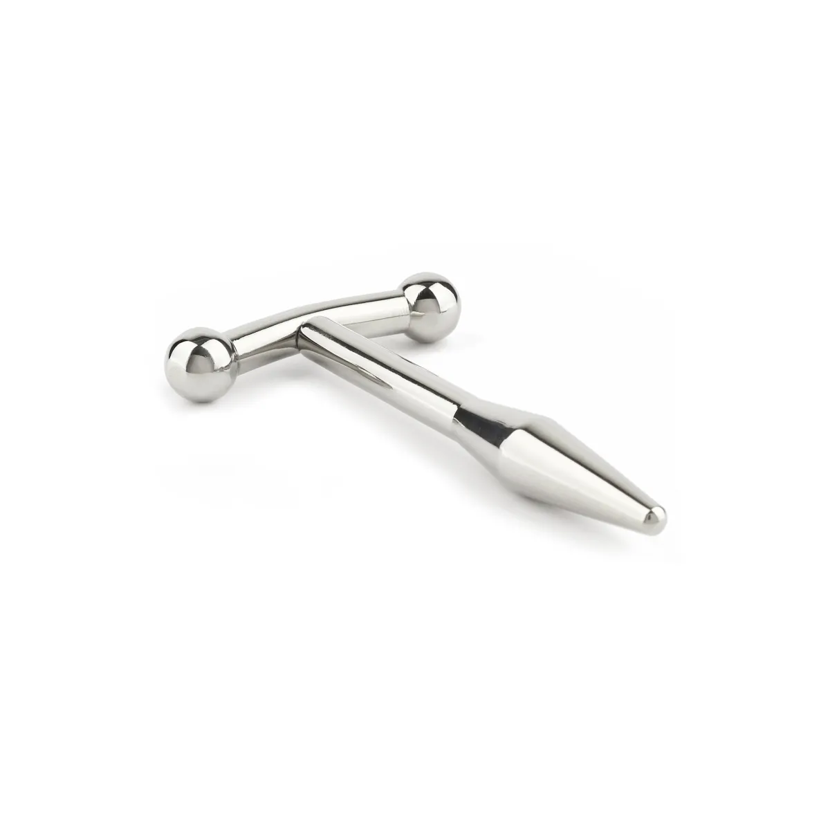 Penis Plug acciaio liscio punta conica 6,5 cm
