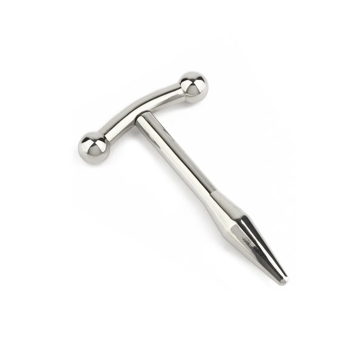 Penis Plug acciaio liscio punta conica 6,5 cm