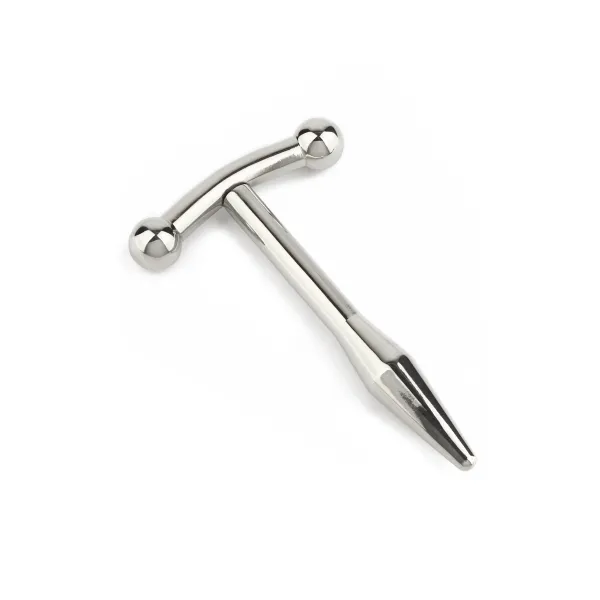 Penis Plug acciaio liscio punta conica 6,5 cm