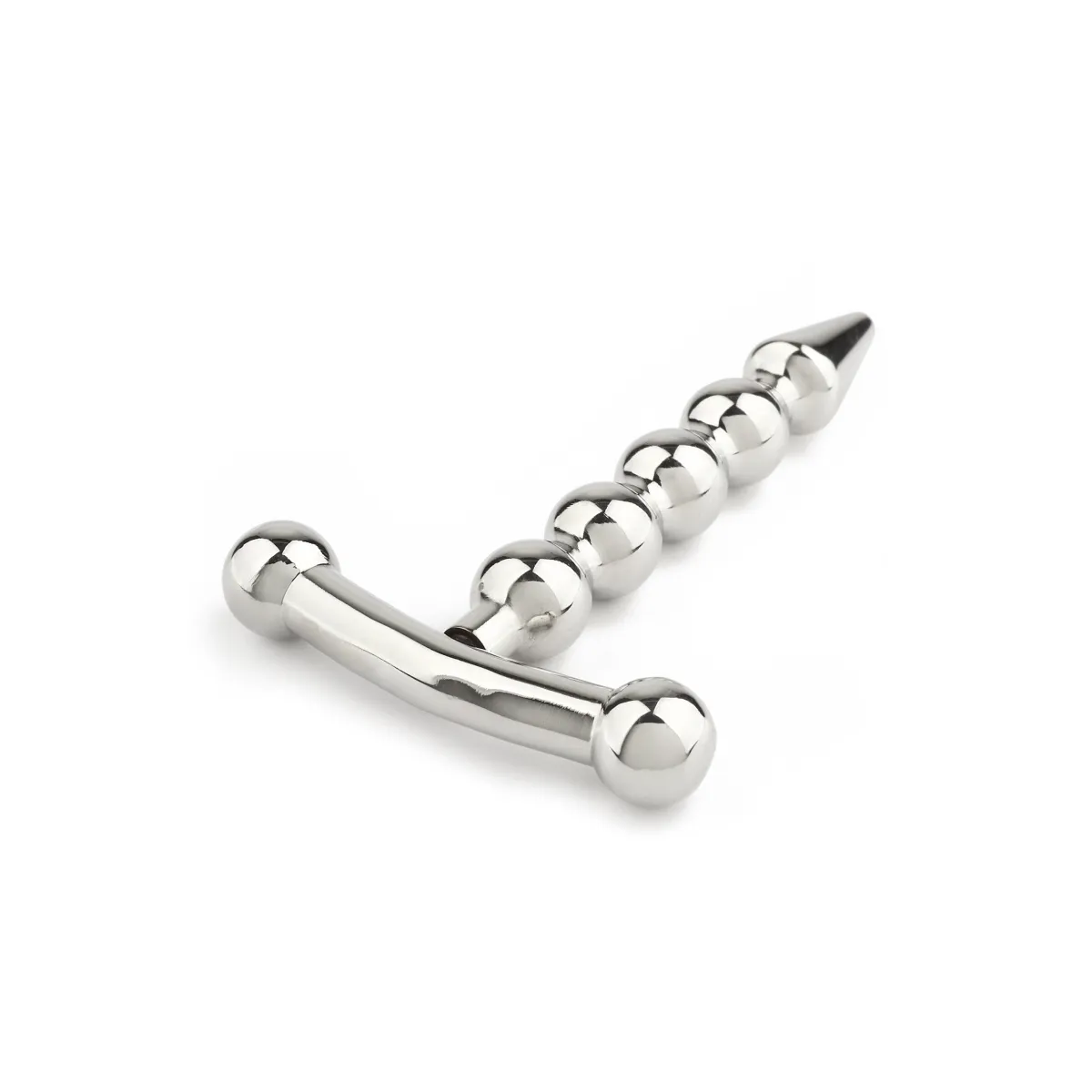 Penis Plug acciaio con sfere 6 cm