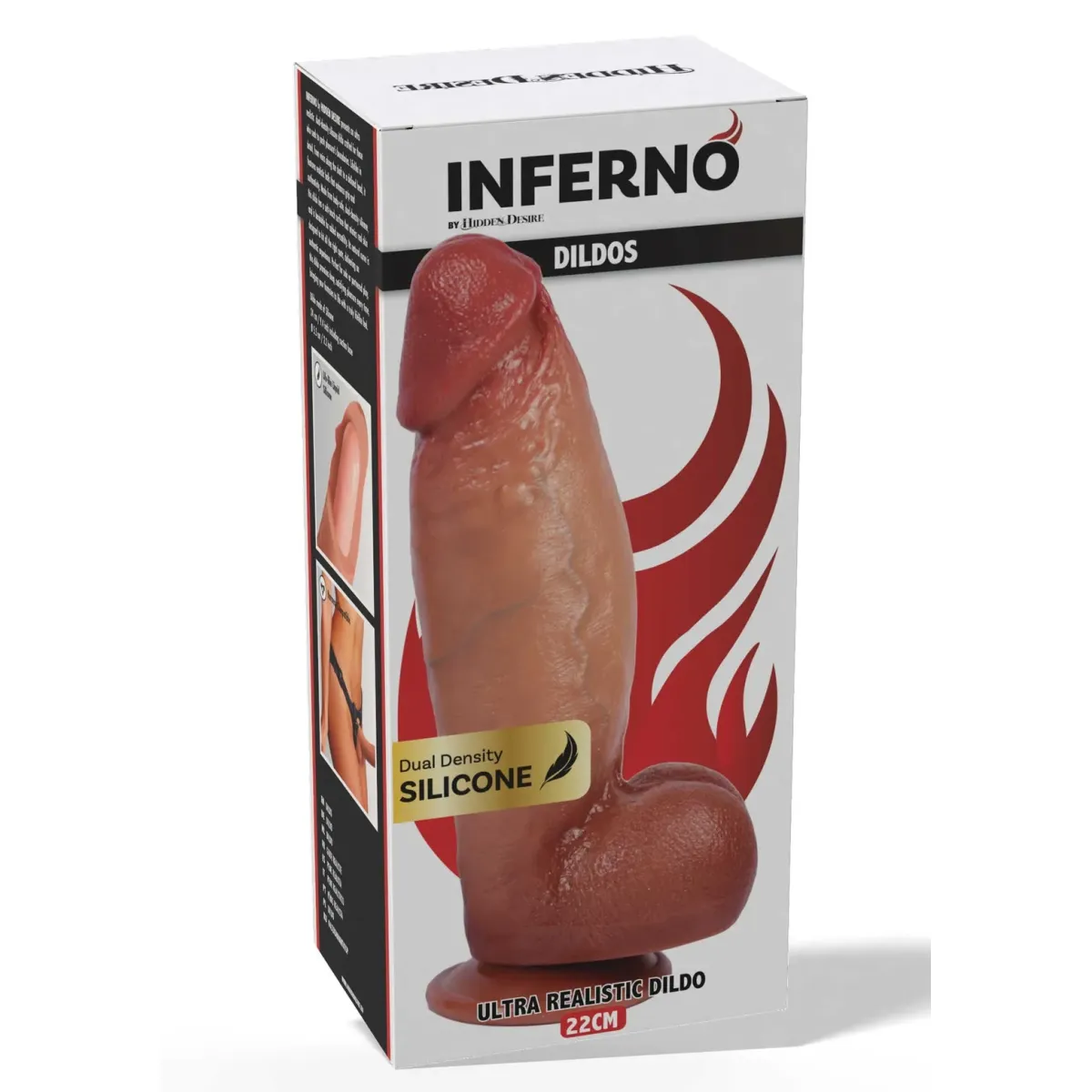 Dildo Realistico grosso 22 cm