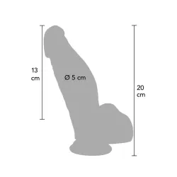 Dildo Realistico grosso 20 cm