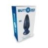 Plug Anale Vibrante in vetro 11,5 cm blu