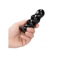 Plug Anale vibrante vetro con rilievi 13 cm