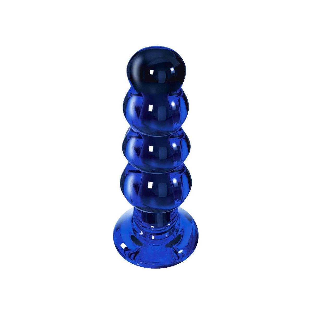 Plug Anale in vetro vibrante a sfere 11,5 cm