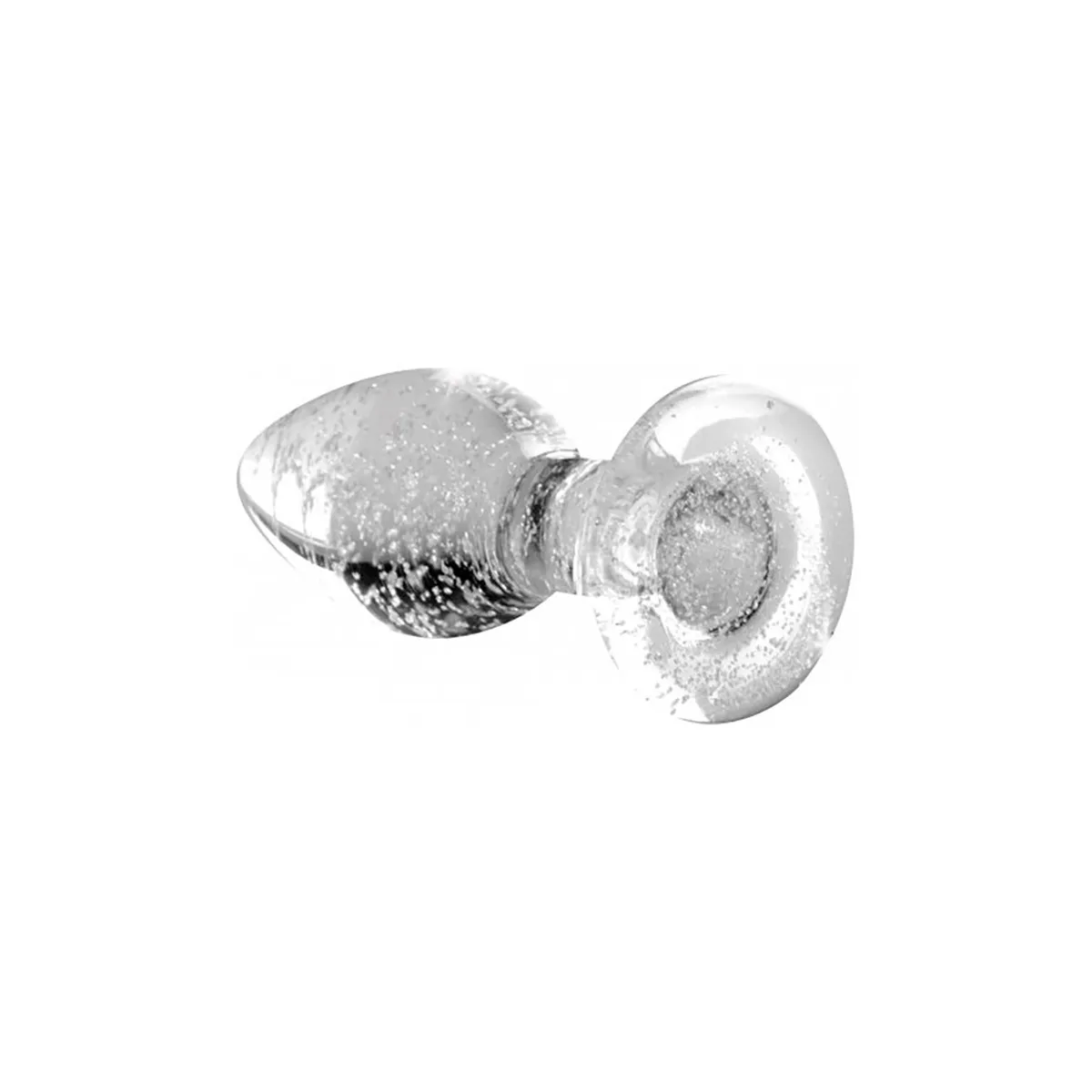 Plug anale vetro fosforescente Small 7,5 cm