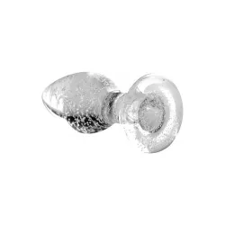 Plug anale vetro fosforescente Small 7,5 cm