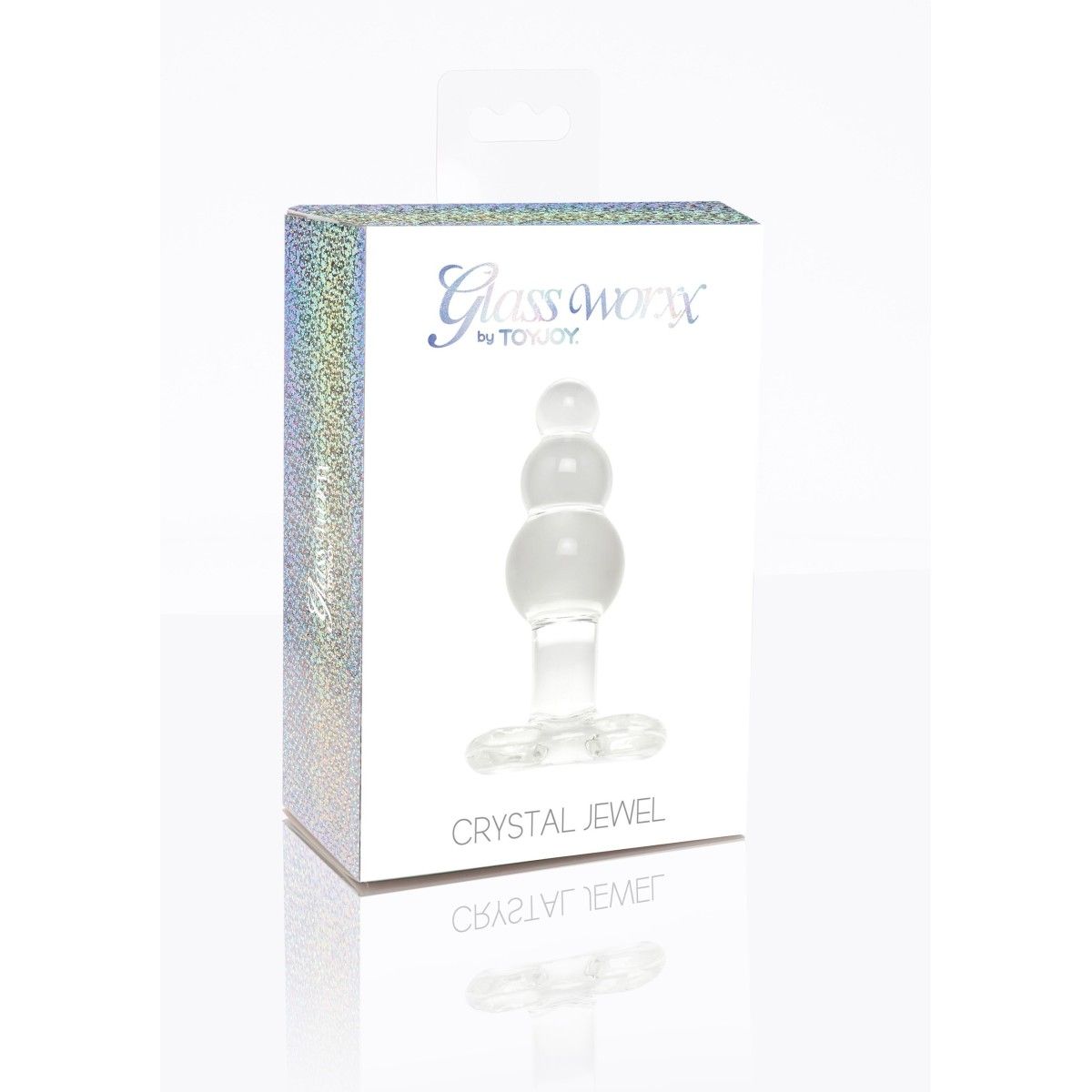 Buttplug vetro a sfere progressive 11 cm