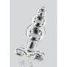 Buttplug vetro a sfere progressive 11 cm