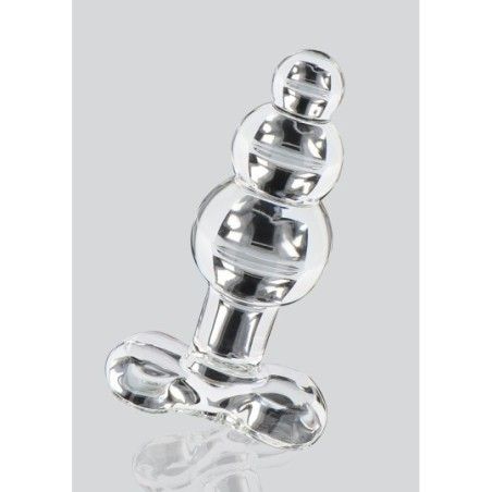 Buttplug vetro a sfere progressive 11 cm