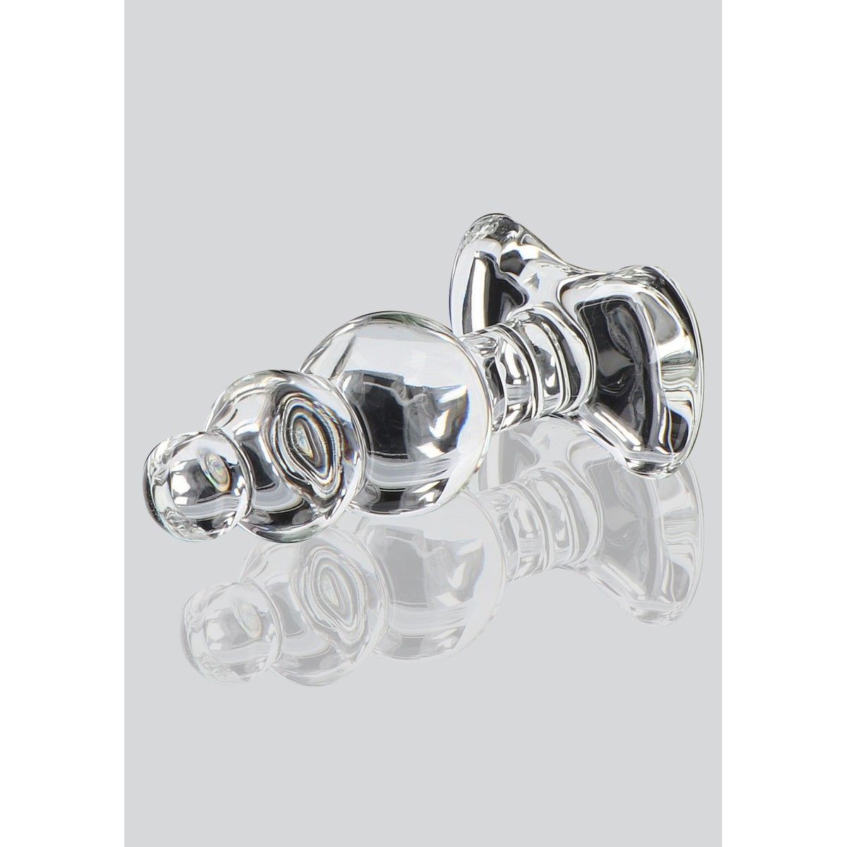 Buttplug vetro a sfere progressive 11 cm