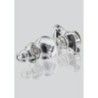 Buttplug vetro a sfere progressive 11 cm