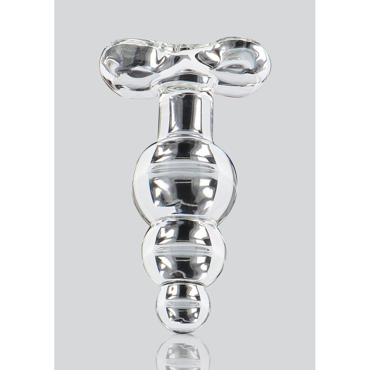 Buttplug vetro a sfere progressive 11 cm