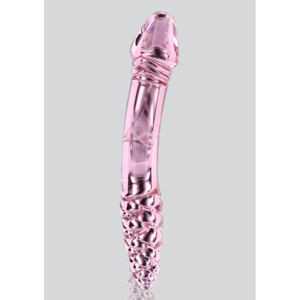 Dildo in vetro doppia stimolazione 23 cm