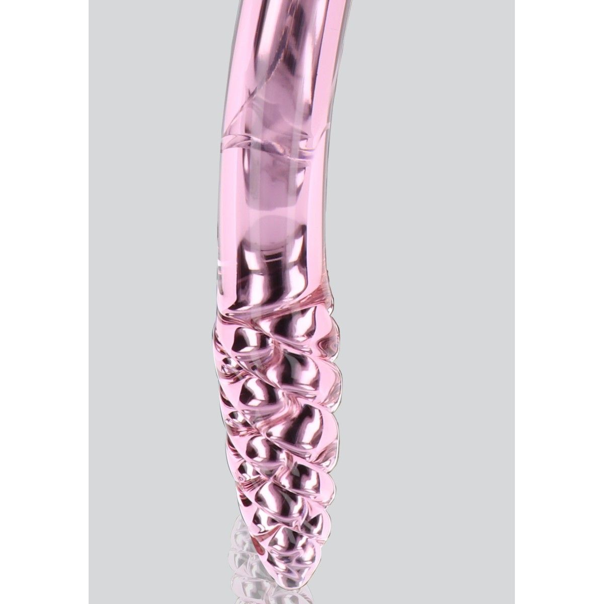 Dildo in vetro doppia stimolazione 23 cm