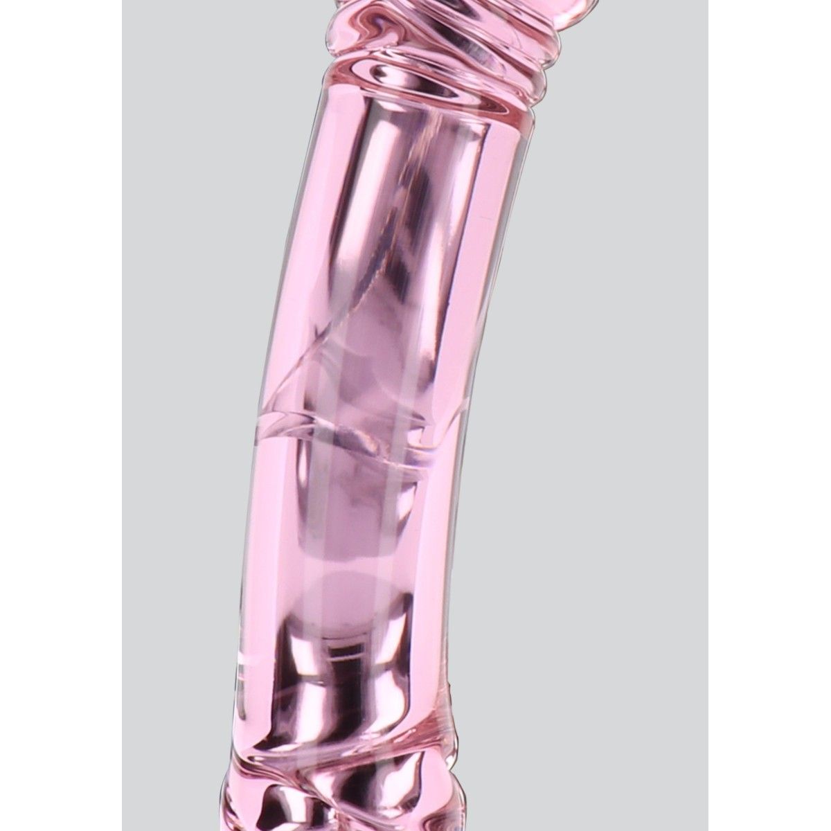 Dildo in vetro doppia stimolazione 23 cm