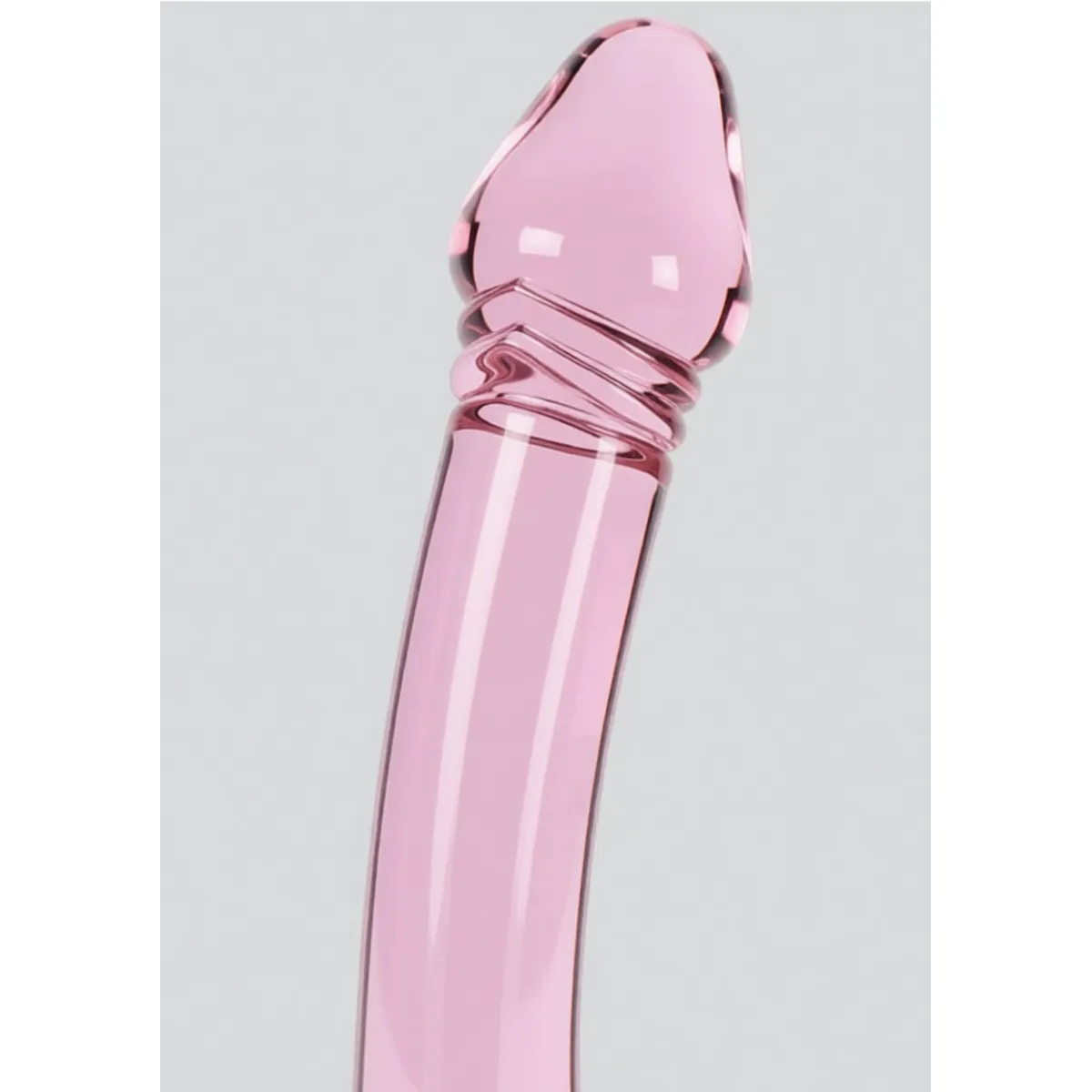 Dildo in vetro doppia stimolazione 23 cm