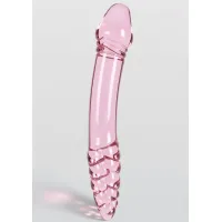Dildo in vetro doppia stimolazione 23 cm