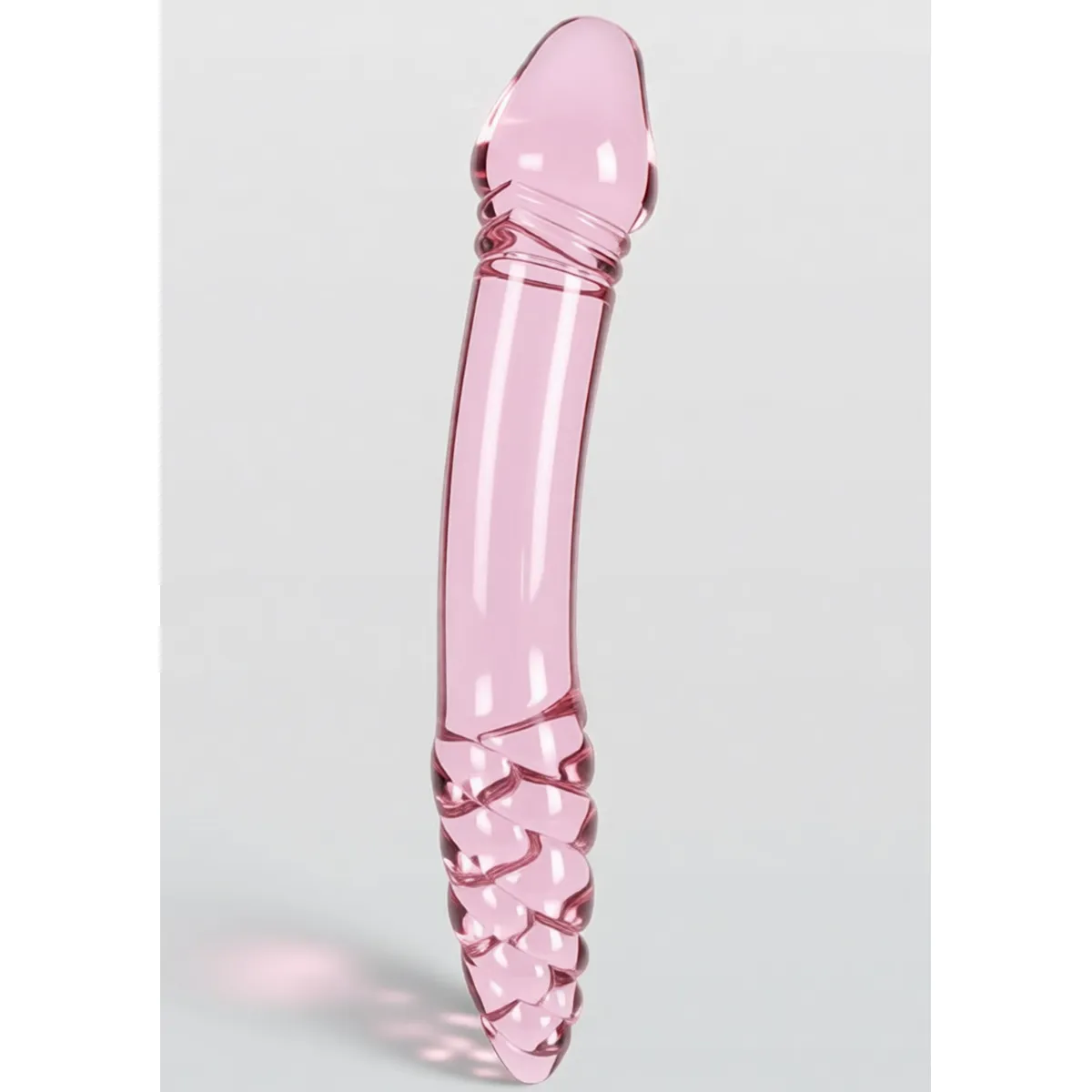 Dildo in vetro doppia stimolazione 23 cm