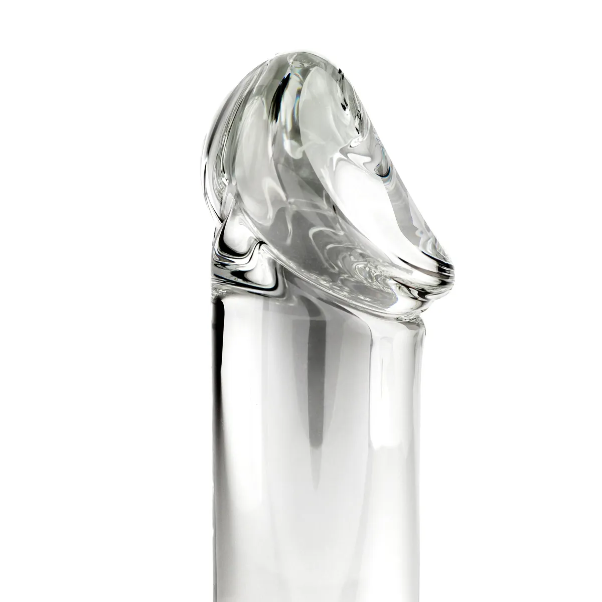Dildo in Vetro 17,5 cm con testicoli