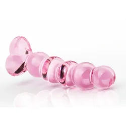 Plug Anale in Vetro con sfere graduate 15 cm