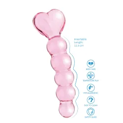 Plug Anale in Vetro con sfere graduate 15 cm